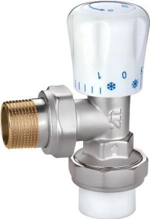 4504Manual Angle Type Thermostatic Radiator Valve (PP-R)